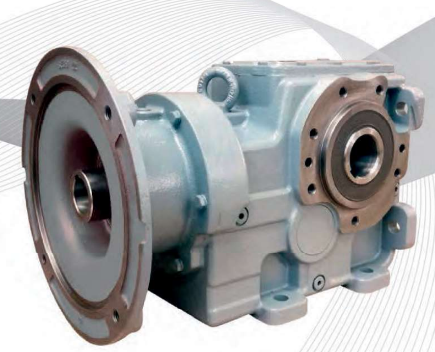 Конусно-цилиндрични редуктори серия K с Чугунен корпус